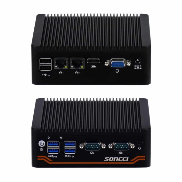 N100无风扇迷你工控机 SCI-S4050 - 图片 2