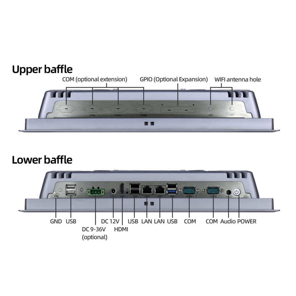 15寸电阻触摸屏工业电脑一体机 SCP-K150SZ - 图片 8