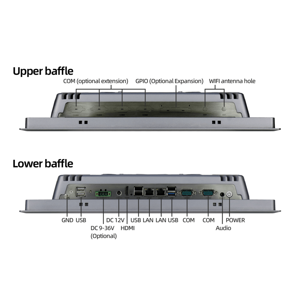 17寸铝无风扇工业平板电脑一体机 SCP-K170SZ - 图片 7