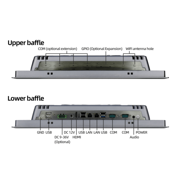 17寸铝无风扇工业平板电脑一体机 SCP-K170SZ - 图片 7