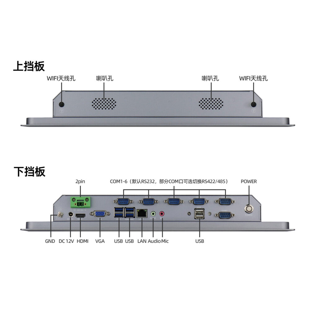 21.5寸纯平面工业平板电脑 SCP-D215WR - 图片 7