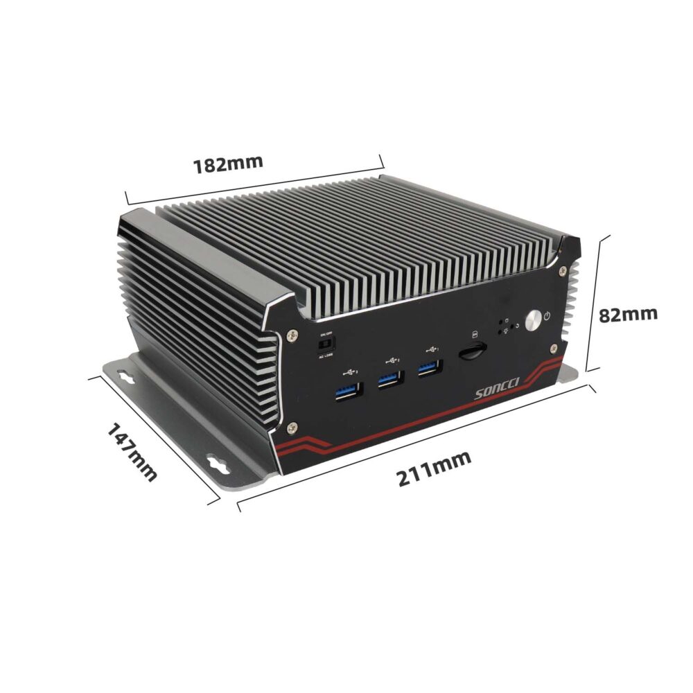双HDMI三显宽压无风扇嵌入式工控机 SCI-S4000H2 - 图片 6